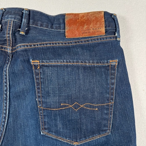 Lucky Brand Jeans Mens 34x30 Blue 363 Vintage Straight Dark Wash - Picture 14 of 15